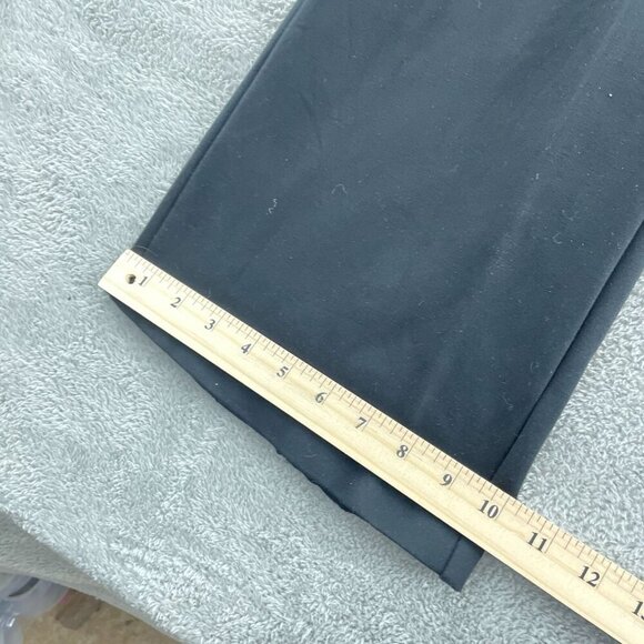 Black Flared Pants Womens Size L By Bar III Rayon Blend Stretchy 1046 - Picture 7 of 10